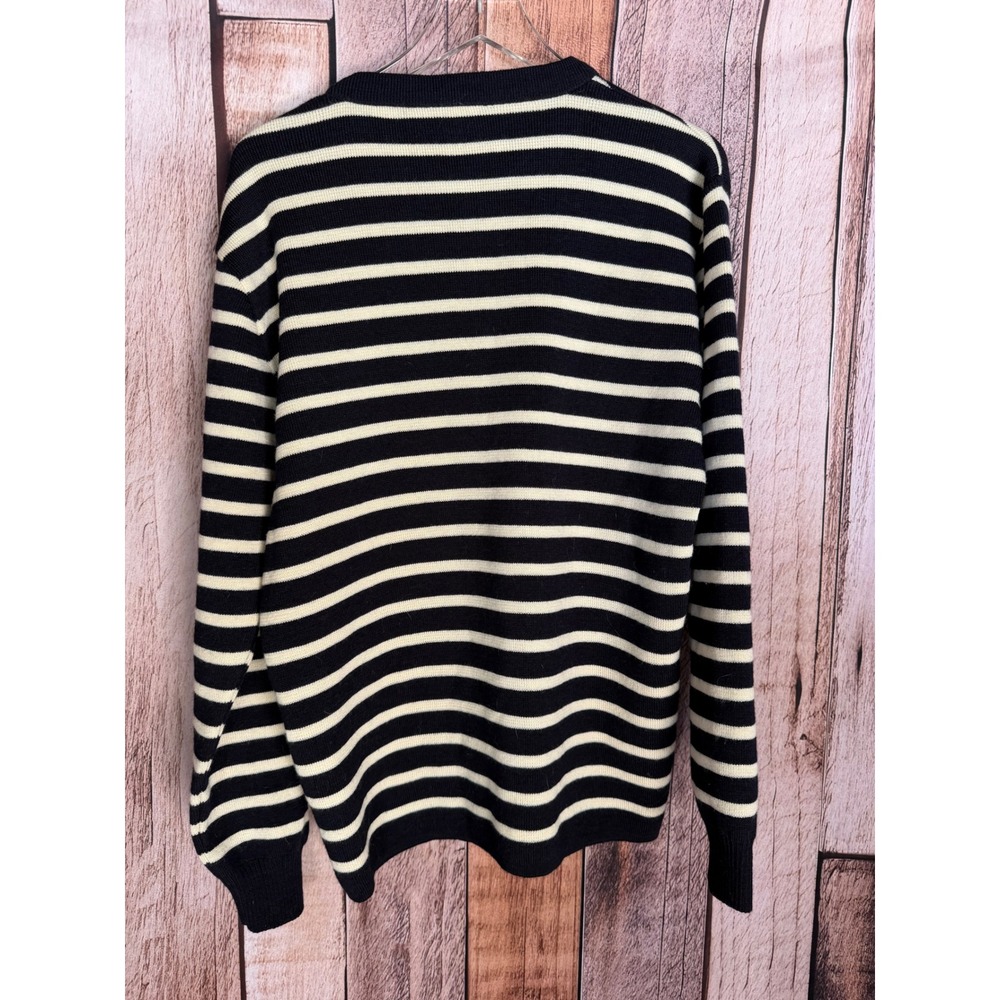 Armor-Lux Breton Striped Wool Sweater Coastal Nautical French Size 5 US XXL - Picture 2 of 11